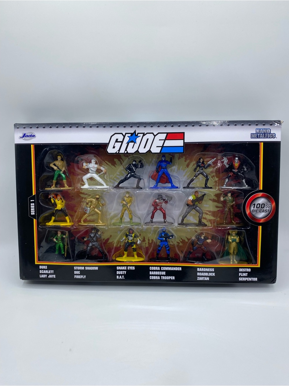 G.I. Joe Nano Metalfigs 20-Piece Die-Cast Action Figure Set - Multicolor